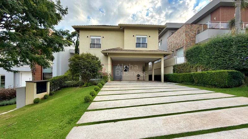 Fachada principal ou destaque de Casa com 4 suítes à venda, 483 m² por R$ 6.700.000 – Tamboré 11 – Santana de Parnaíba/SP - Tamboré 11 - Alphaville