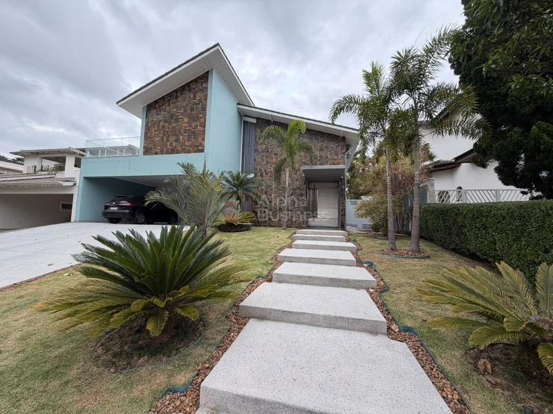 Fachada principal ou destaque de Casa com 4 suítes à venda, 462 m² por R$ 6.800.000 – Melville – Santana de Parnaíba/SP - Melville - Alphaville