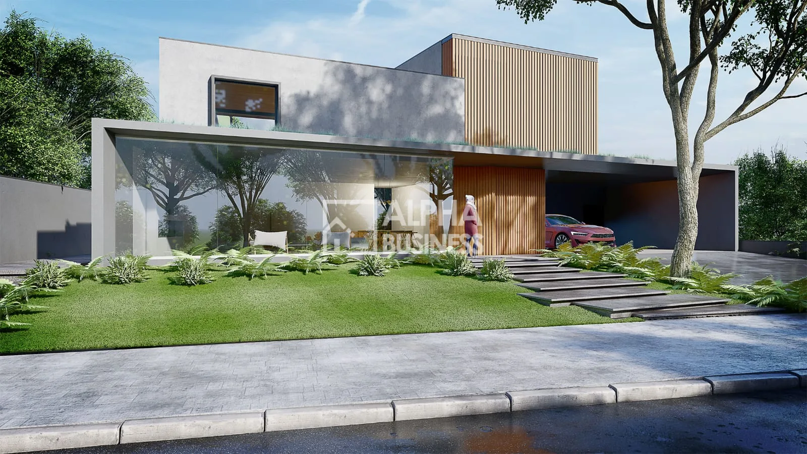 Fachada principal ou destaque de Casa de Luxo no Alphaville 1, 4 Suítes | 770m² | CA0216 - Alphaville 1