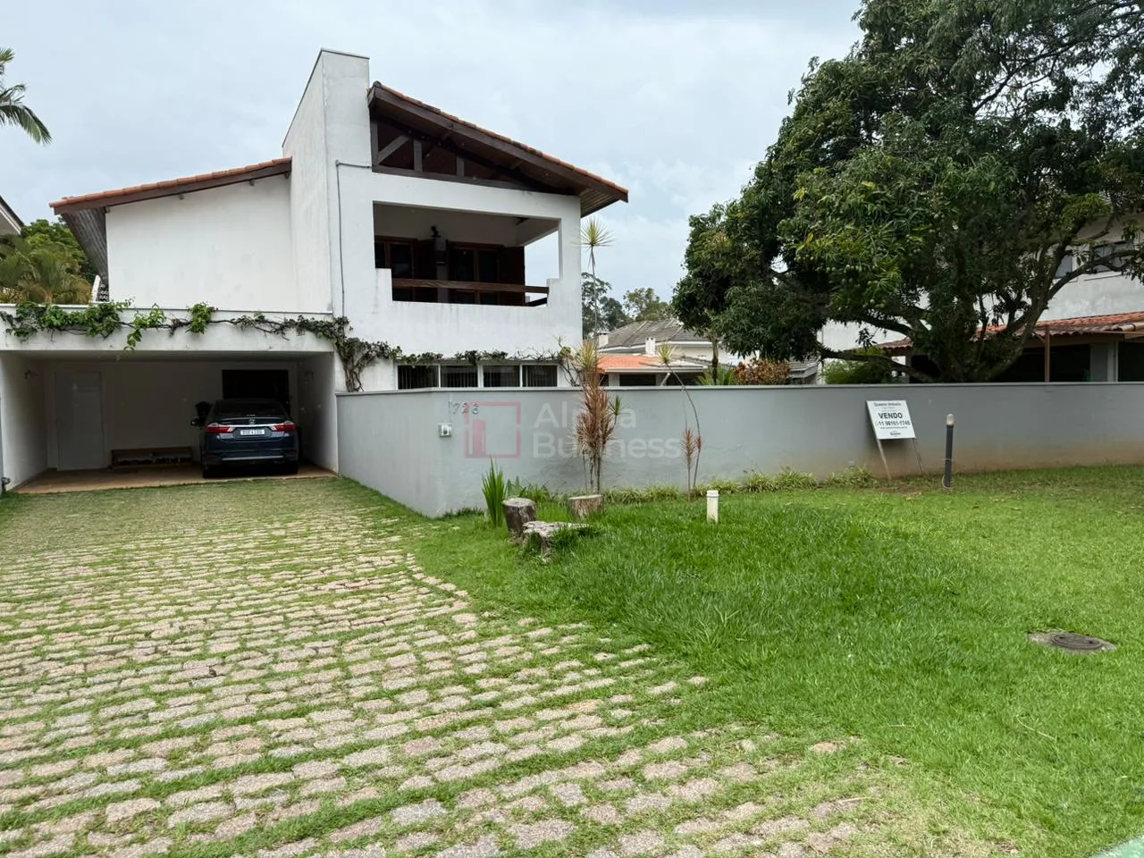 Fachada principal ou destaque de Casa com 4 dormitórios (02 suítes) à venda, 378 m² por R$ 4.300.000 – Alphaville 4 – Santana de Parnaíba/SP - Alphaville 4