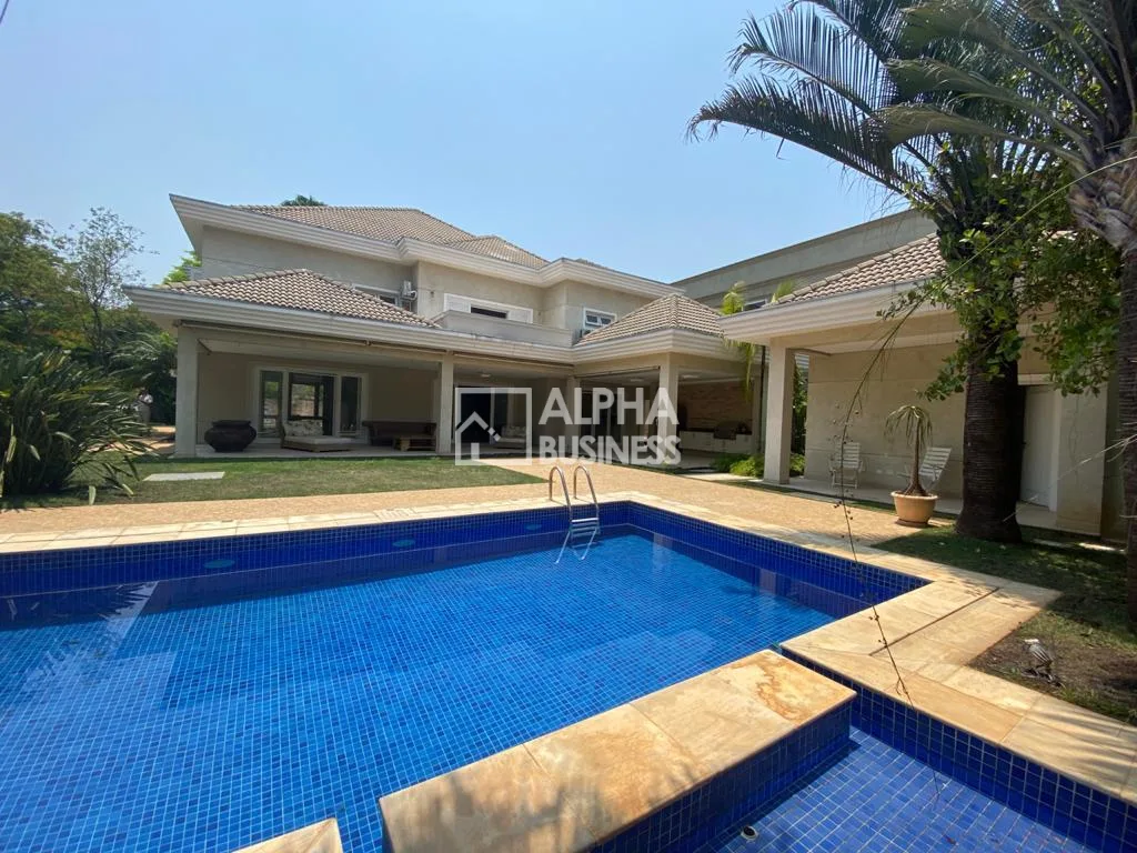 Fachada principal ou destaque de Casa com 4 dormitórios para alugar- Tamboré 03 – Santana de Parnaíba/SP - Tamboré 3 - Alphaville