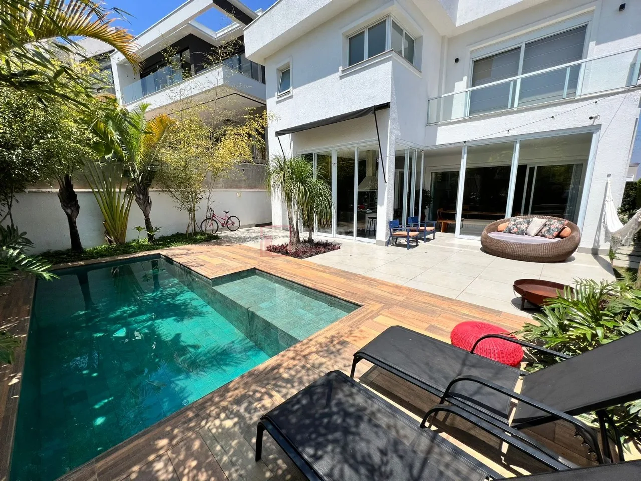 Fachada principal ou destaque de Casa com 4 suítes, 425 m² – venda por R$ 8.000.000 ou aluguel por R$ 47.800/mês – Tamboré 10 – Santana de Parnaíba/SP - Tamboré 10 - Alphaville