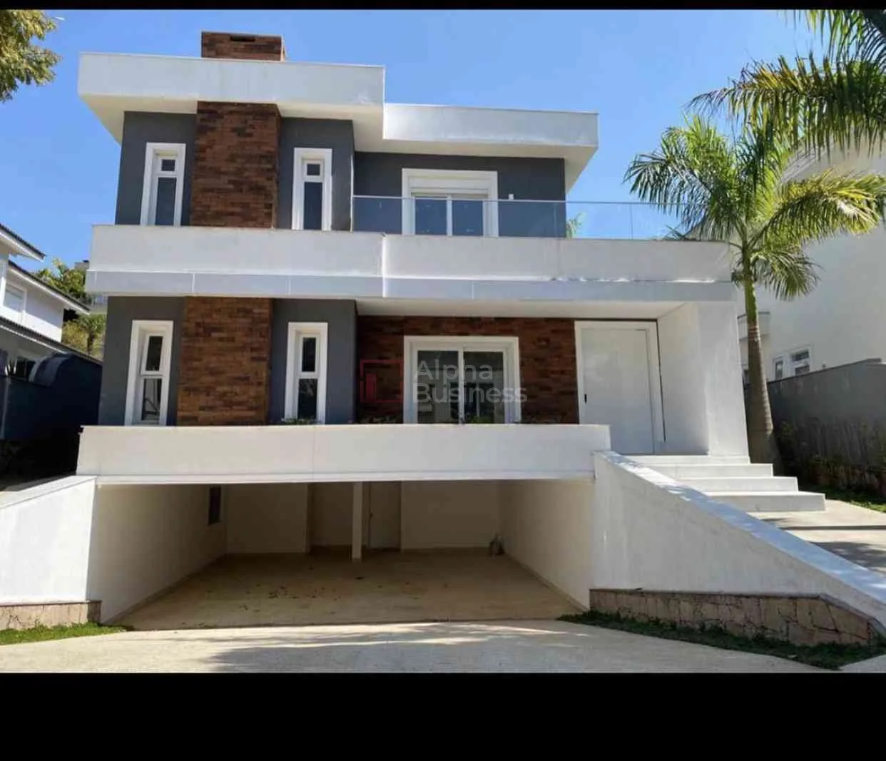 Fachada principal ou destaque de Casa com 4 suítes, 550 m² – venda por R$ 8.500.000 ou aluguel por R$ 40.000/mês – Alphaville 0 – Barueri/SP - Alphaville 0