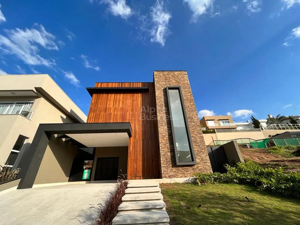 Fachada principal ou destaque de Casa com 4 suítes à venda, 370 m² por R$ 5.800.000 – Gênesis 1 – Santana de Parnaíba/SP - Gênesis 1 - Alphaville