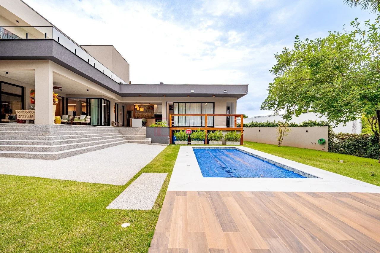 Fachada principal ou destaque de Casa com 4 suítes à venda, 395 m² por R$ 5.600.000 – Alphaville 6 – Santana de Parnaíba/SP - Alphaville 6