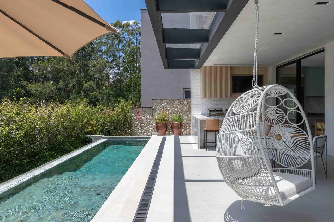 Fachada principal ou destaque de Casa com 4 suítes à venda, 415 m² por R$ 9.800.000 – Villa Solaia – Barueri/SP - Villa Solaia - Alphaville