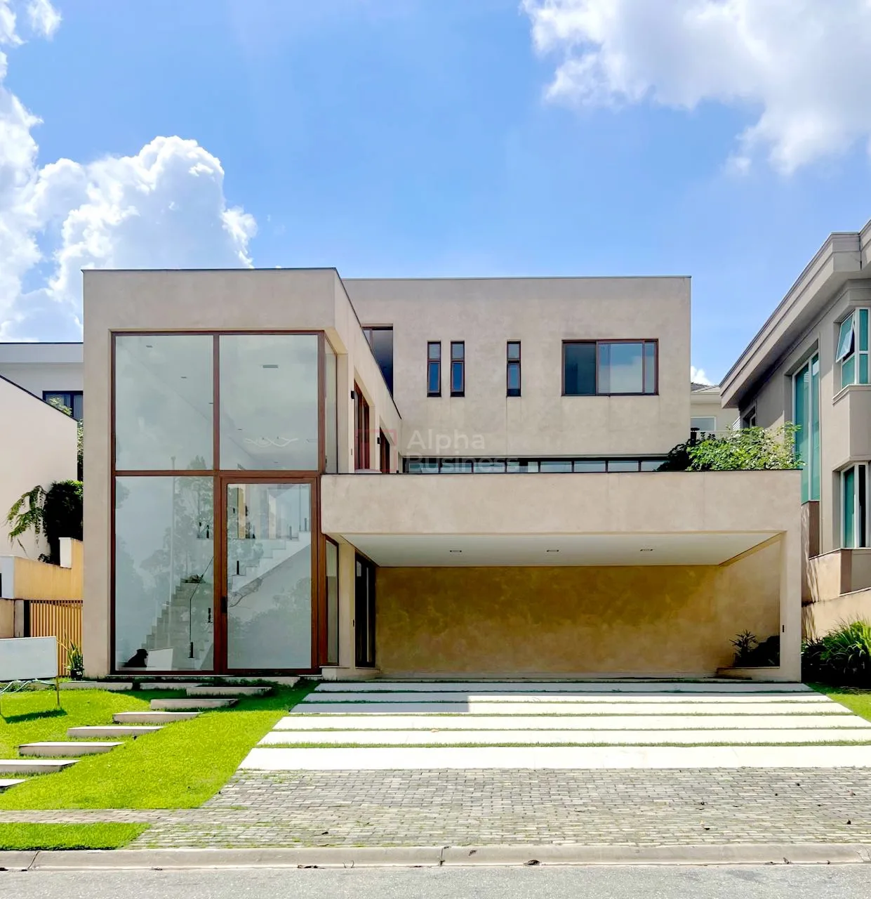 Fachada principal ou destaque de Casa à Venda Tamboré 10 - 4 Suítes, 418m² | CA0877 - Tamboré 10 - Alphaville
