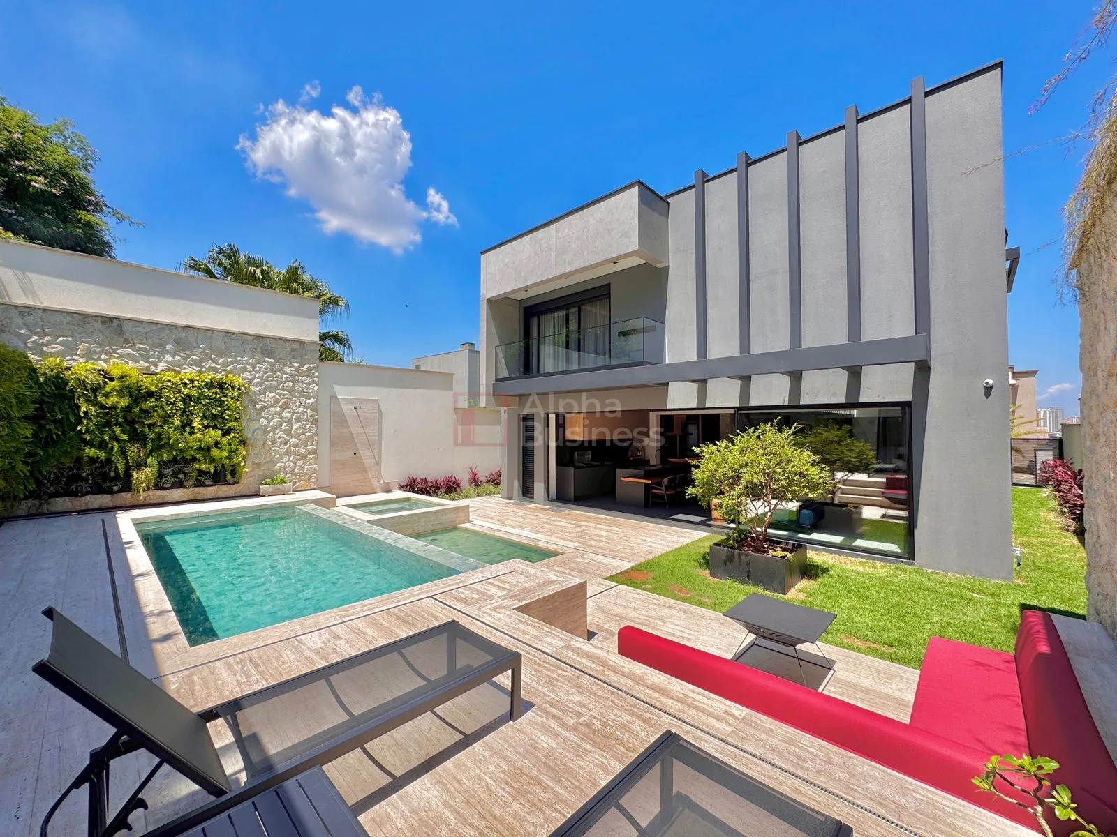 Fachada principal ou destaque de Casa com 4 suítes à venda, 426m por R$ 14.800.000 – Villa Solaia – Barueri/SP - Villa Solaia - Alphaville