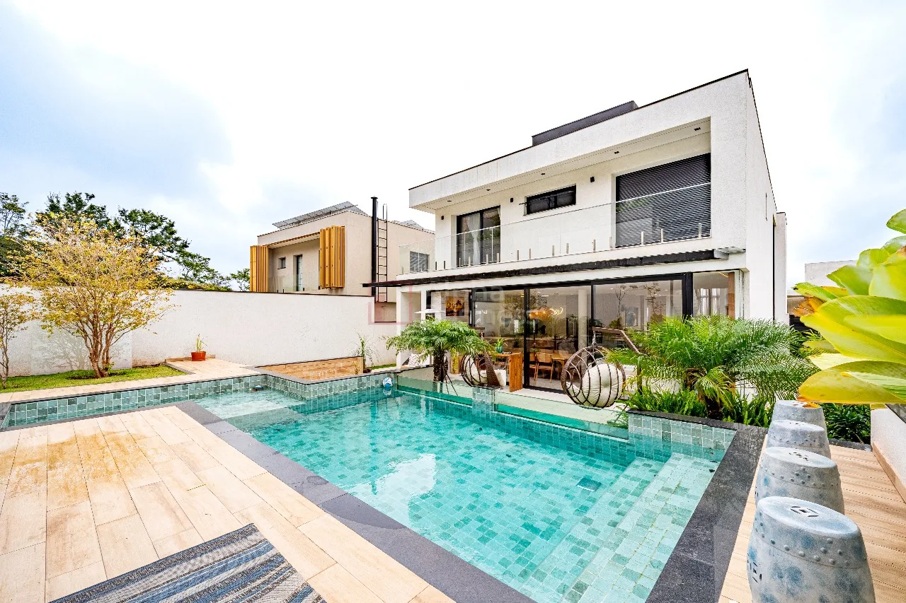 Fachada principal ou destaque de Casa com 4 suítes à venda, 440 m² por R$ 6.600.000 – Gênesis 2 – Santana de Parnaíba/SP - Gênesis 2 - Alphaville