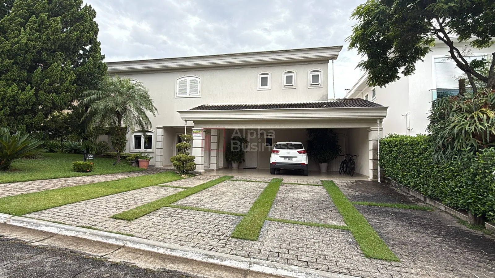 Fachada principal ou destaque de Casa com 4 suítes à venda, 465 m² por R$ 3.800.000 – Alphaville 5 – Santana de Parnaíba/SP - Alphaville 5