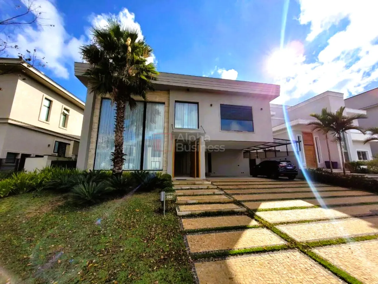 Fachada principal ou destaque de Casa com 4 suítes à venda, 468 m² por R$ 7.000.000 – Tamboré 11 – Santana de Parnaíba/SP - Tamboré 11 - Alphaville