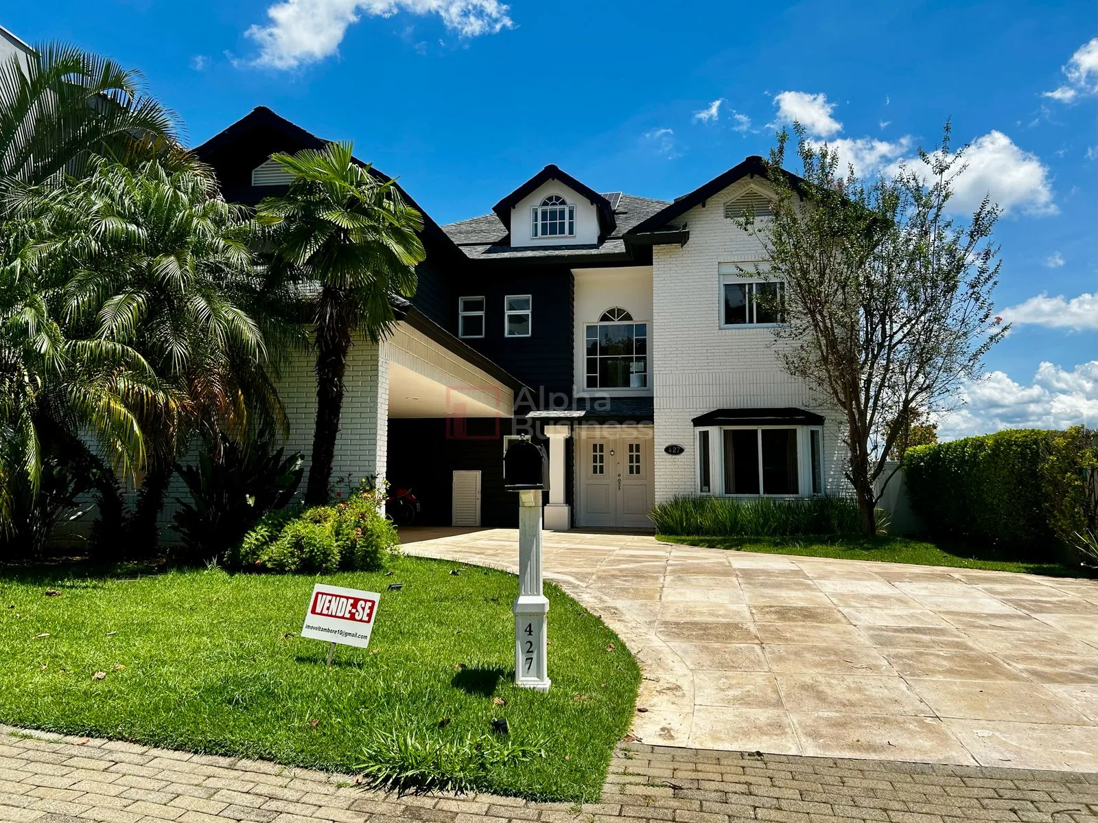 Fachada principal ou destaque de Casa com 4 suítes à venda, 480 m² por R$ 5.600.000 – Tamboré 10 – Santana de Parnaíba/SP - Tamboré 10 - Alphaville