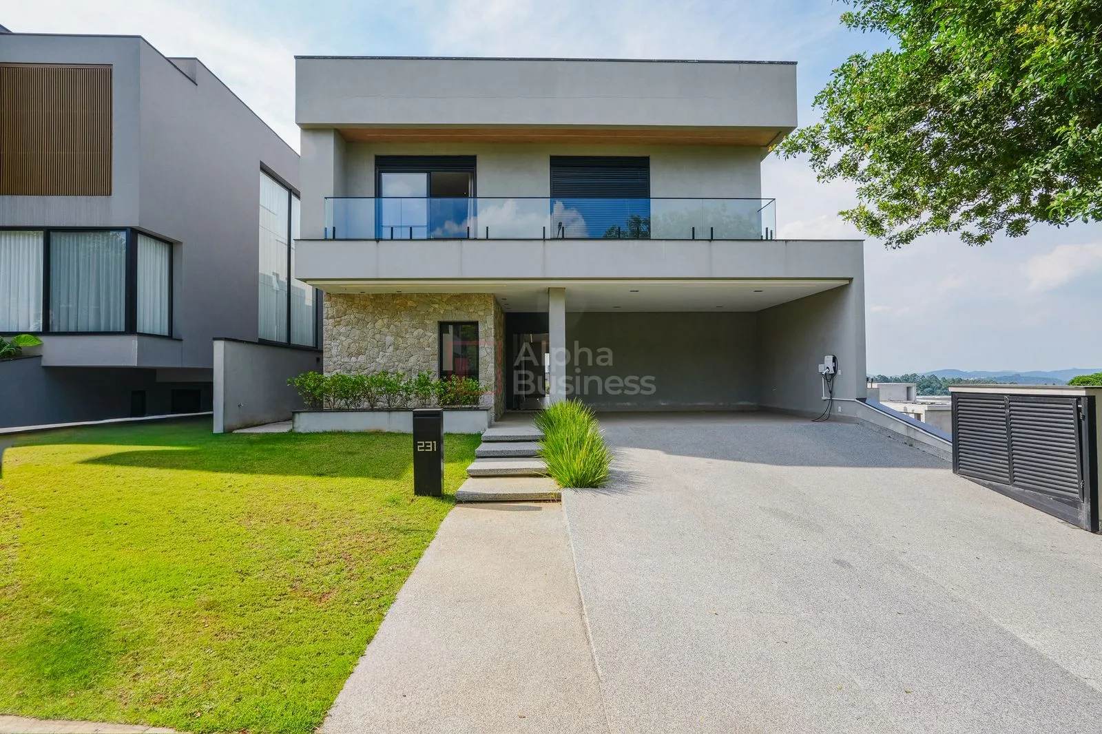 Fachada principal ou destaque de Casa com 4 suítes à venda, 490 m² por R$ 6.400.000 – Gênesis 2 – Santana de Parnaíba/SP - Gênesis 2 - Alphaville