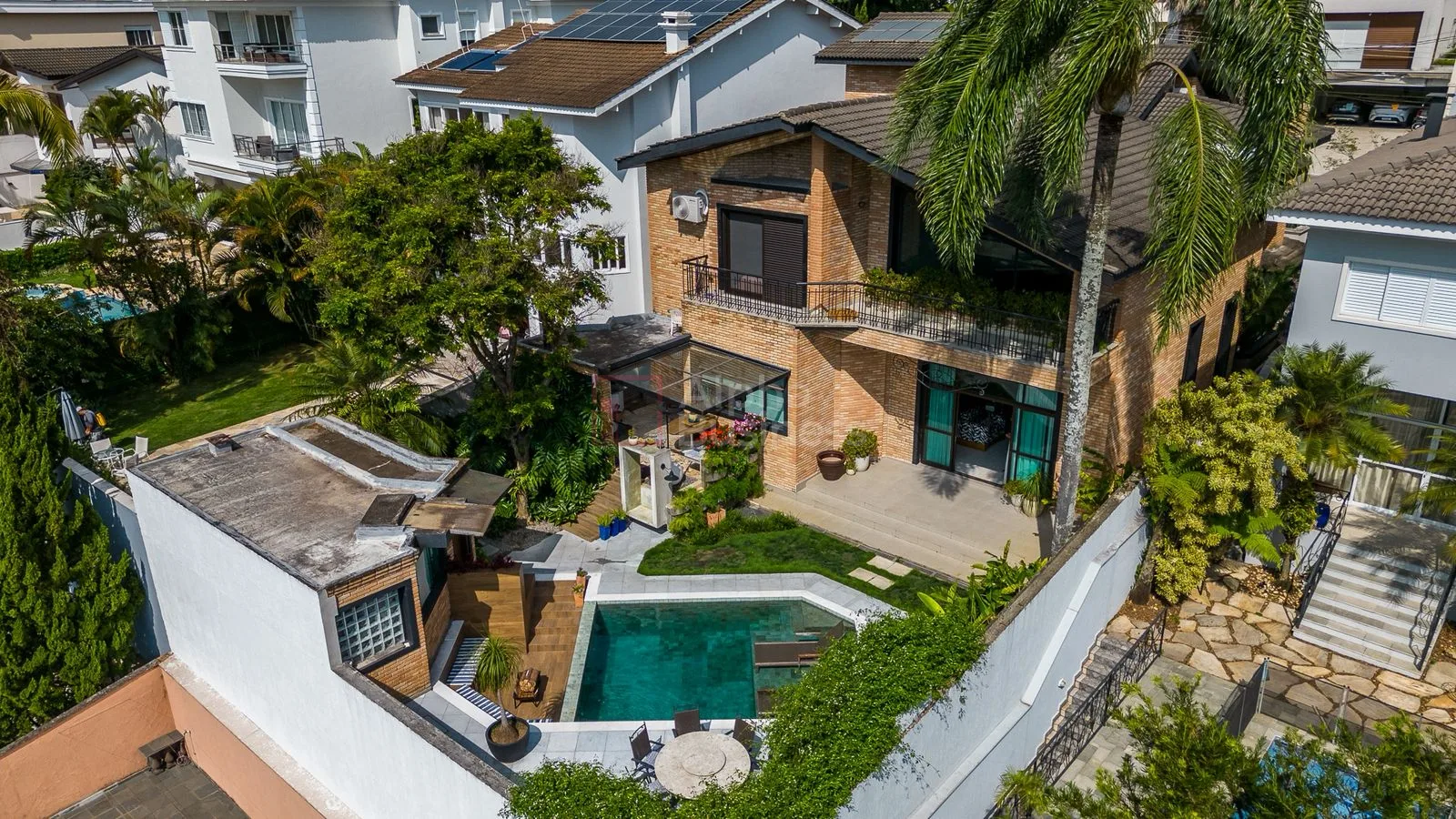 Fachada principal ou destaque de Casa com 4 suítes à venda, 500 m² por R$ 4.800.000 – Alphaville 11 – Santana de Parnaíba/SP - Alphaville 11