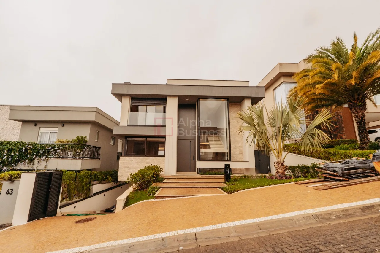 Fachada principal ou destaque de Casa com 4 suítes à venda, 540 m² por R$ 8.990.000 – Tamboré 11 – Santana de Parnaíba/SP - Tamboré 11 - Alphaville
