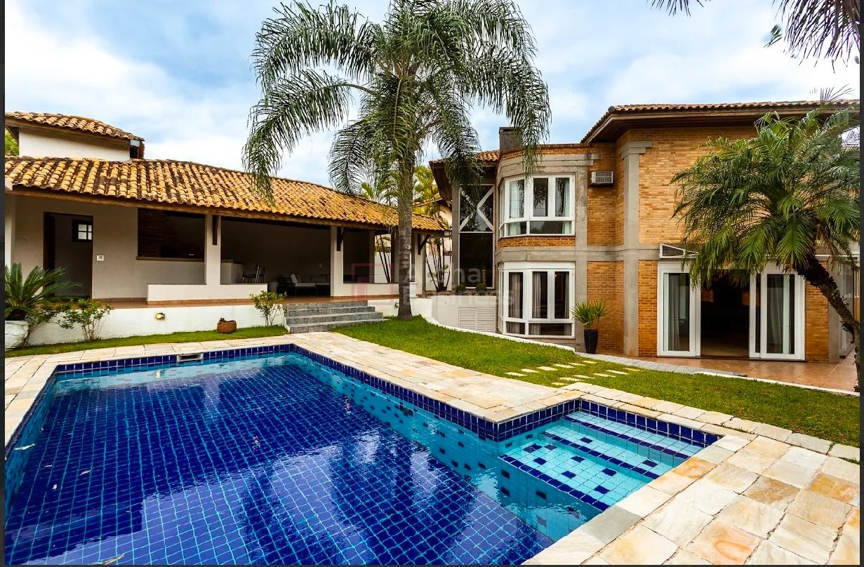 Fachada principal ou destaque de Casa com 4 suítes à venda, 750 m² por R$ 12.700.000 – Tamboré 3 – Santana de Parnaíba/SP - Tamboré 3 - Alphaville