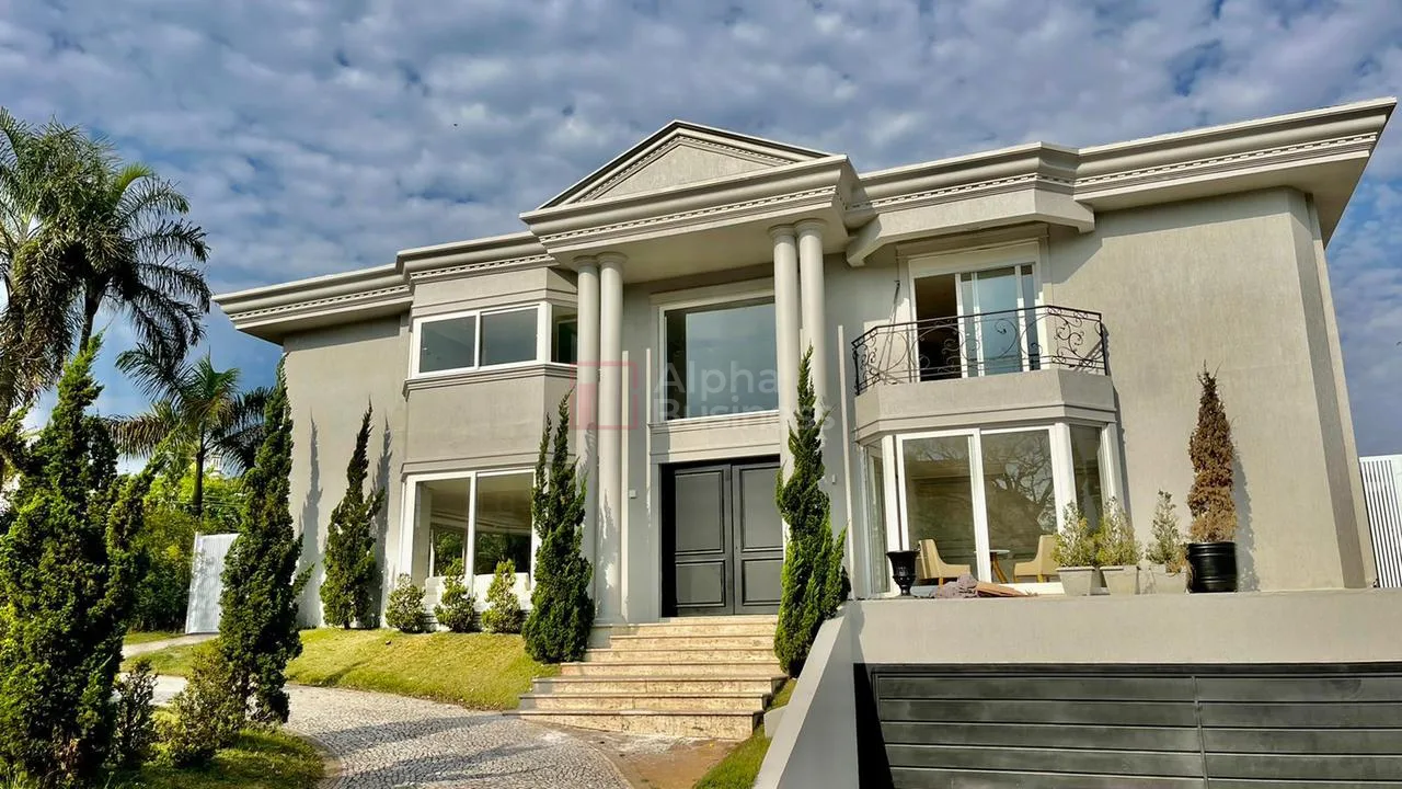 Fachada principal ou destaque de Casa com 4 suítes para alugar, 700 m² por R$ 55.000/mês – 18 do Forte – Santana de Parnaíba/SP - 18 do Forte - Alphaville