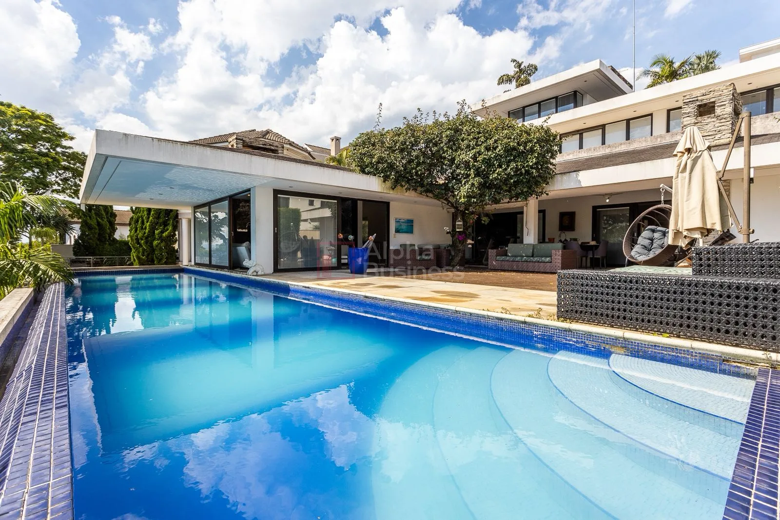 Fachada principal ou destaque de Casa com 5 suítes, 530 m² – venda por R$ 6.500.000 ou aluguel por R$ 53.600/mês – Alphaville 8 – Santana de Parnaíba/SP - Alphaville 8