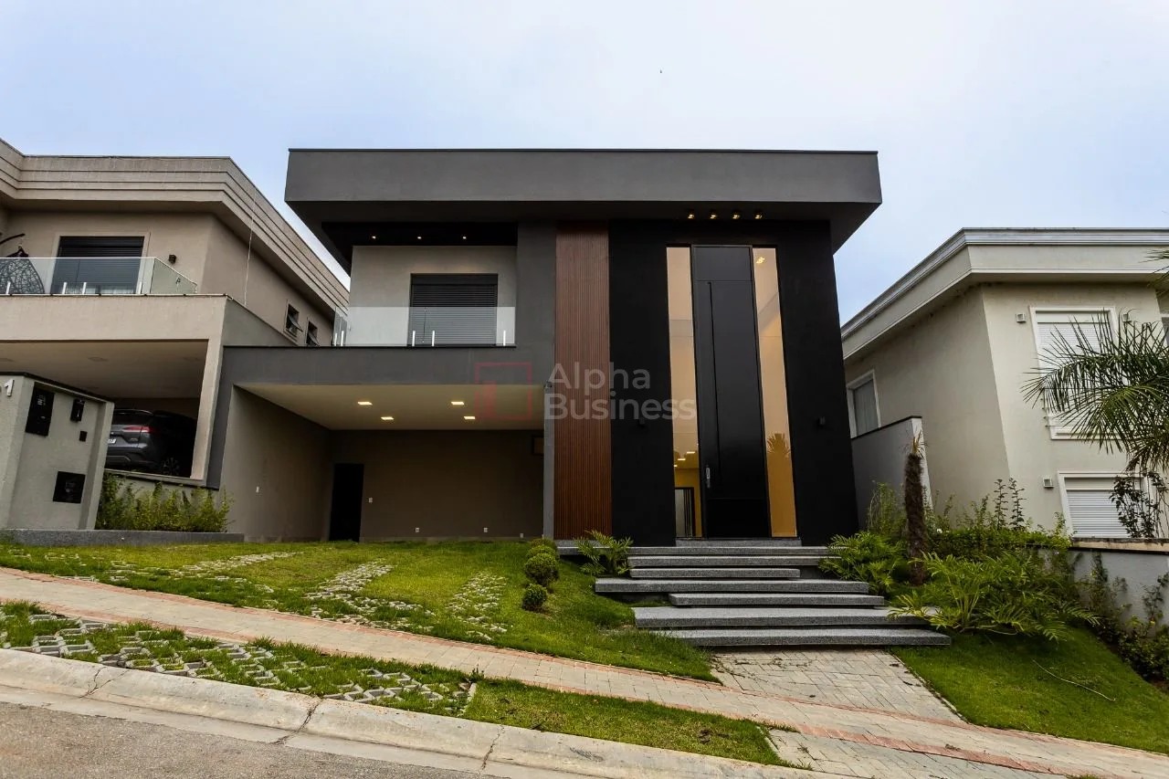 Fachada principal ou destaque de Casa com 5 suítes à venda, 392 m² por R$ 4.290.000 – Itahyê – Santana de Parnaíba/SP - Itahyê - Alphaville