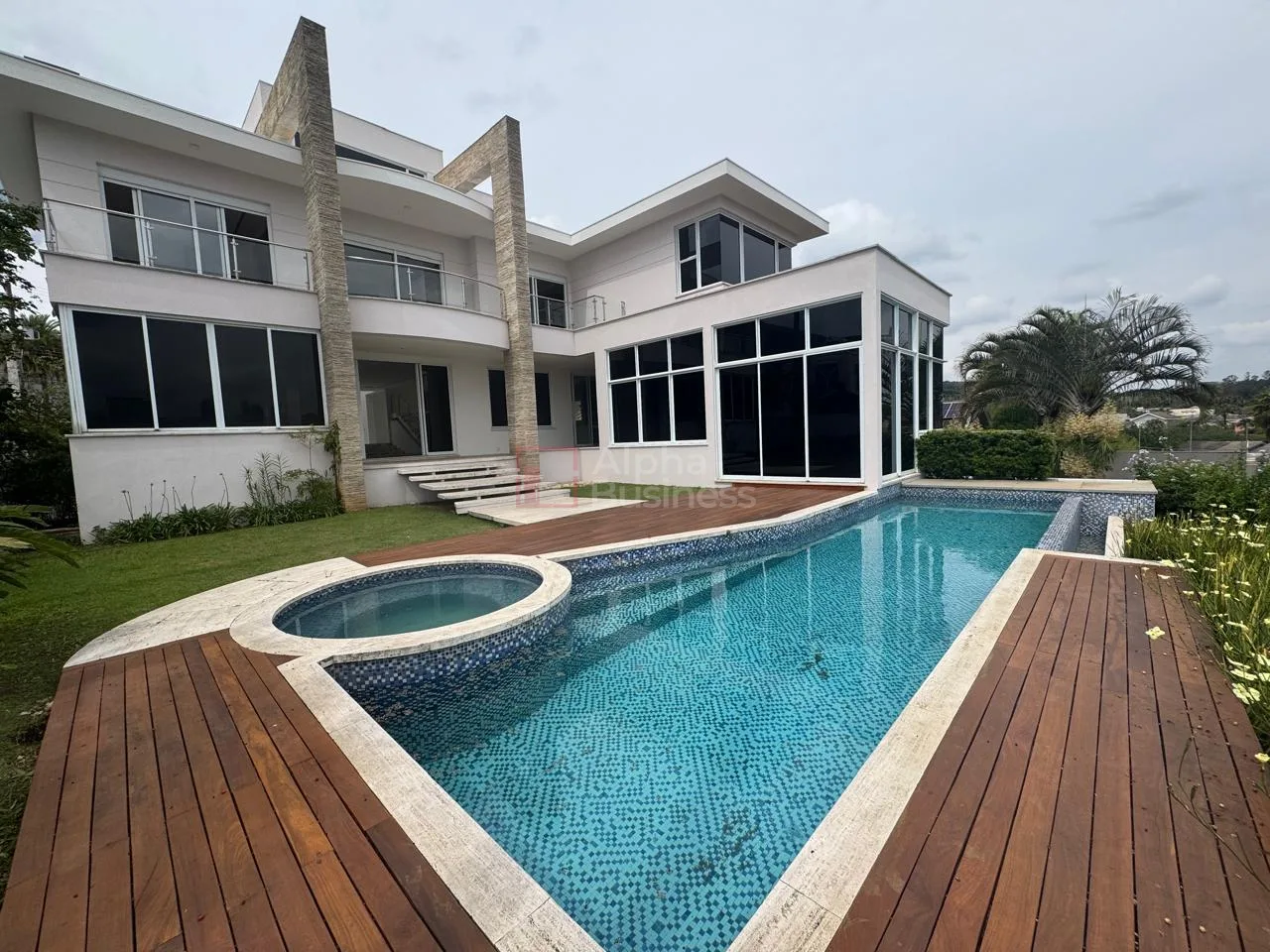 Fachada principal ou destaque de Casa com 5 suítes para alugar, 1009 m² por R$ 80.000,00/mês – Tamboré 3 – Santana de Parnaíba/SP - Tamboré 3 - Alphaville