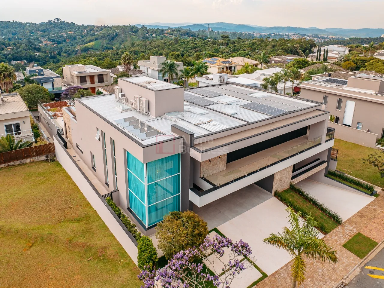 Fachada principal ou destaque de Casa com 6 suítes à venda, 1237m por R$ 19.600.000 – Gênesis 1 – Santana de Parnaíba/SP - Gênesis 1 - Alphaville