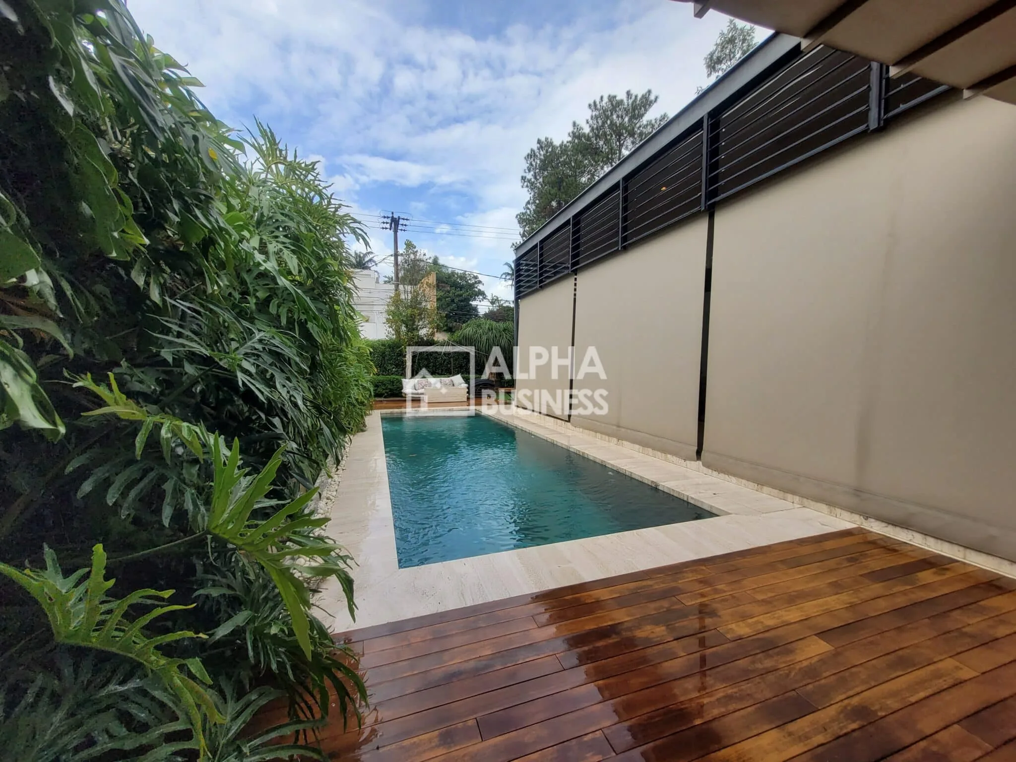 Fachada principal ou destaque de Casa Mobiliada Alphaville 1 | 4 Suítes | SP - CA0027 - Alphaville 1