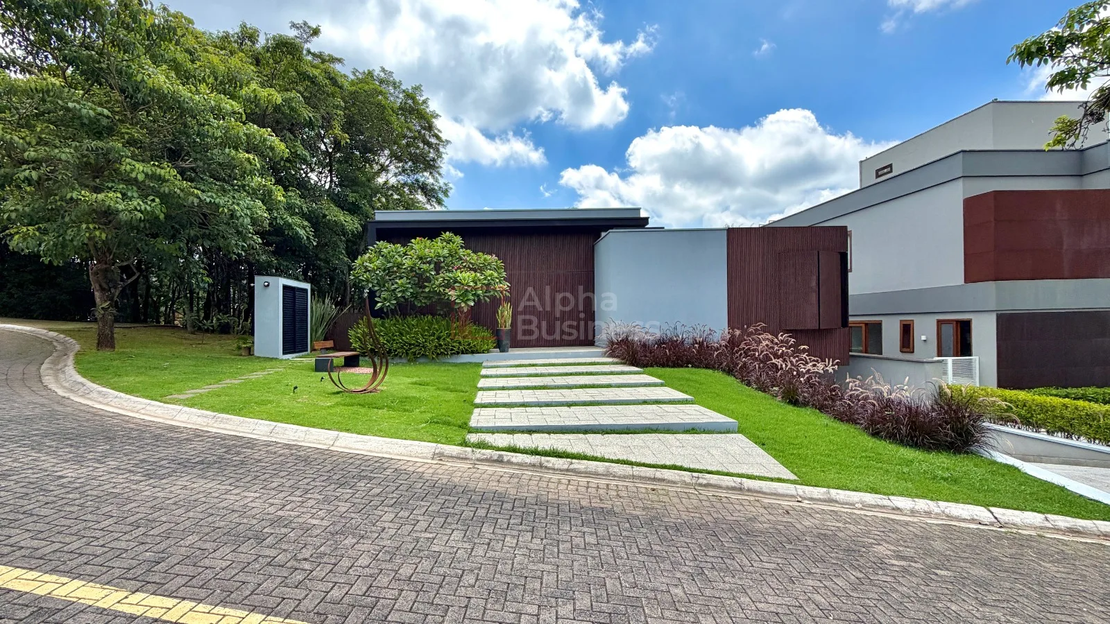 Fachada principal ou destaque de Casa mobiliada com 4 suítes à venda, 430 m² por R$ 7.200.000 – Tamboré 11 – Santana de Parnaíba/SP - Tamboré 11 - Alphaville
