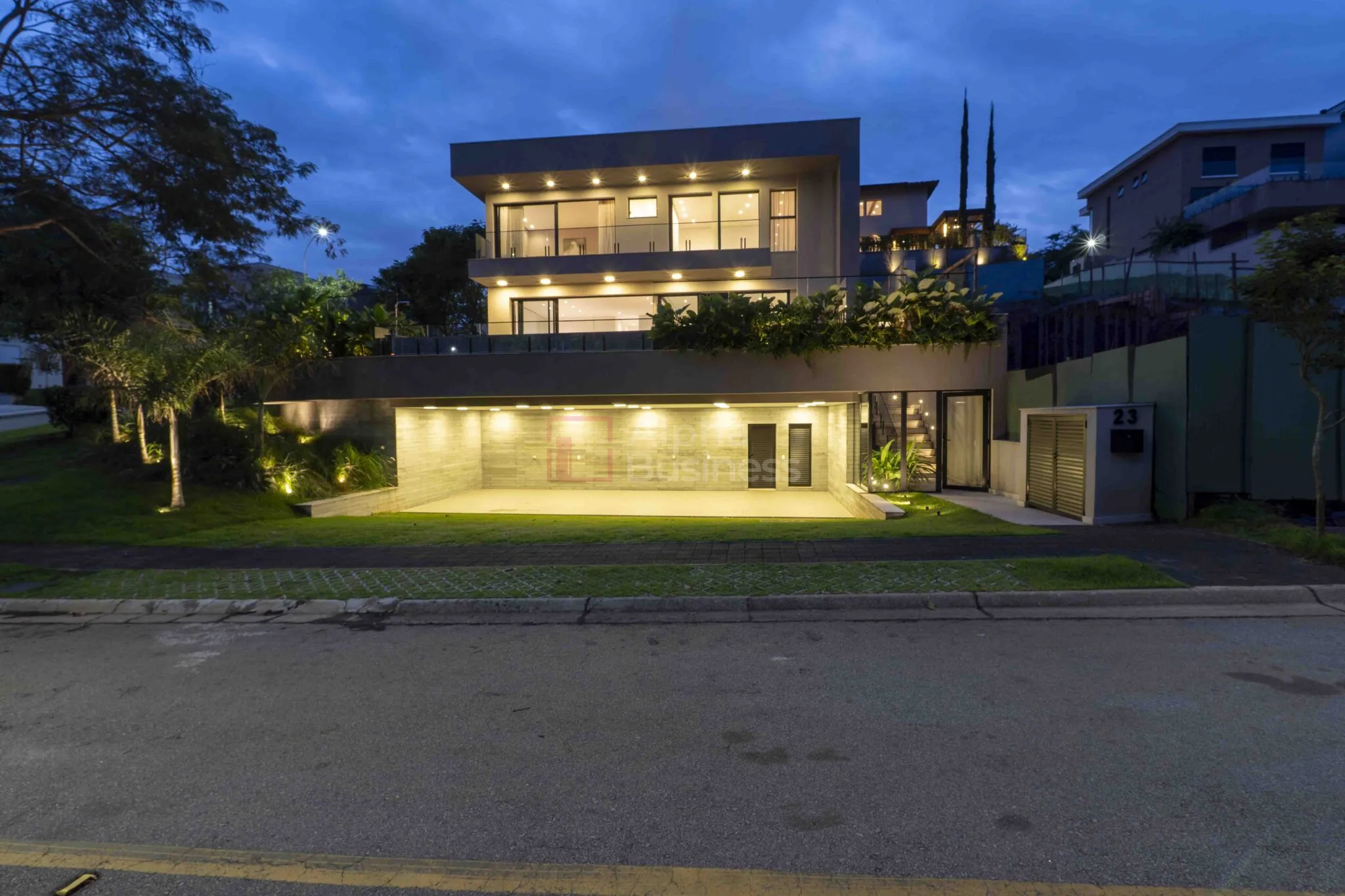 Fachada principal ou destaque de Casa à Venda no Gênesis 2 | 5 Suítes Mobiliada | CA0850 - Gênesis 2 - Alphaville