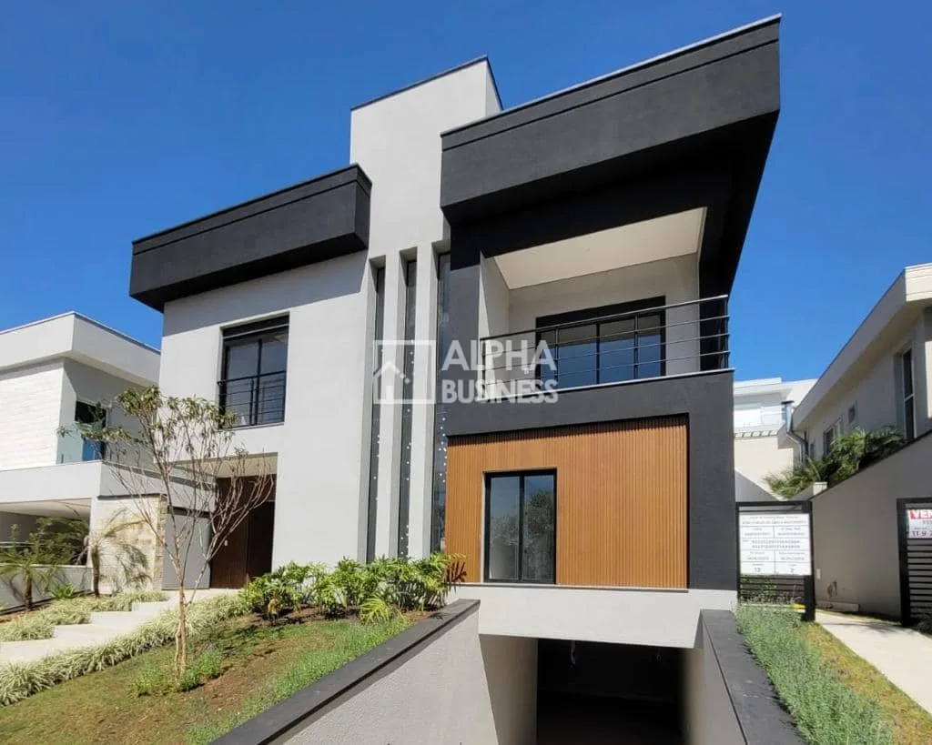 Fachada principal ou destaque de CASA NOVA À VENDA NO GÊNESIS 1 | ALPHAVILLE-SP - Gênesis 1 - Alphaville