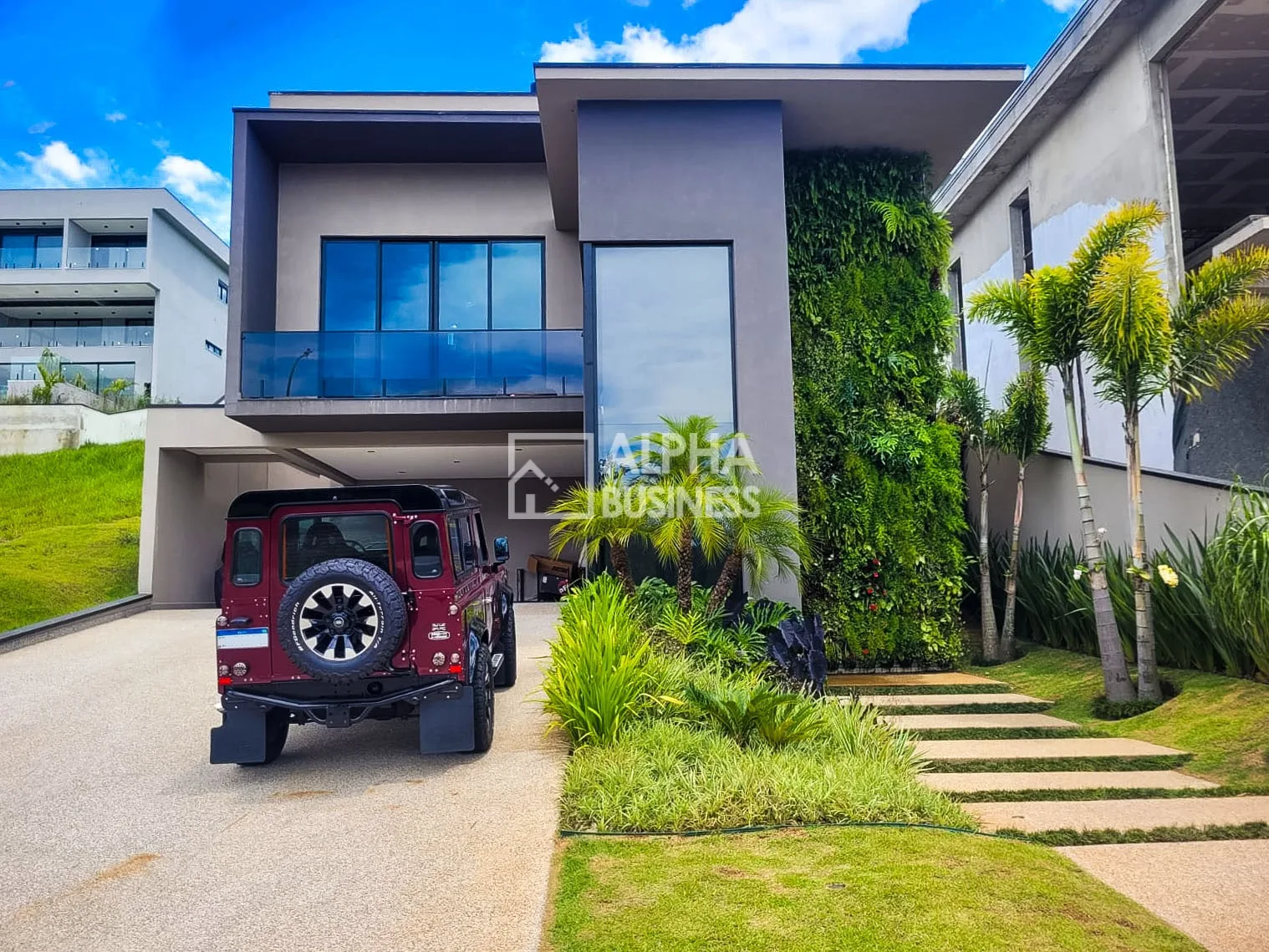 Fachada principal ou destaque de Casa com 4 suítes à venda, 300 m² por R$ 3.800.000 – Gênesis 2 – Santana de Parnaíba/SP - Gênesis 2 - Alphaville