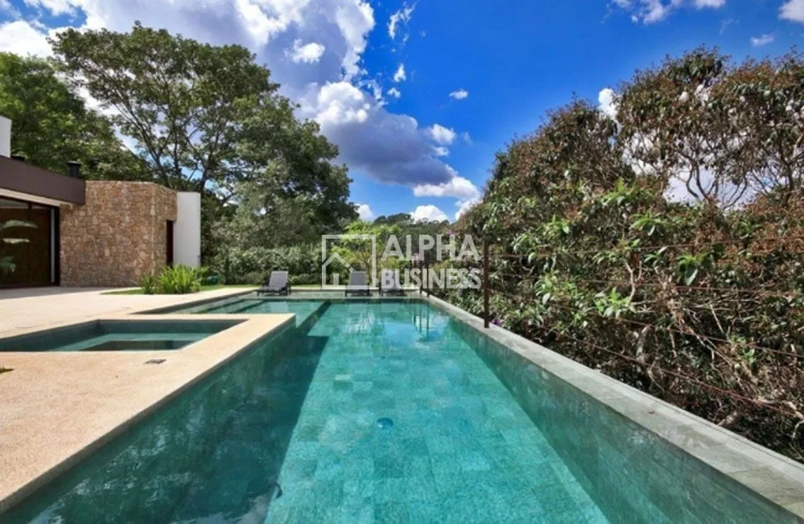 Fachada principal ou destaque de Casa Nova à Venda no Tamboré 1, 4 Suítes | 694m² | CA0025 - Tamboré 1 - Alphaville