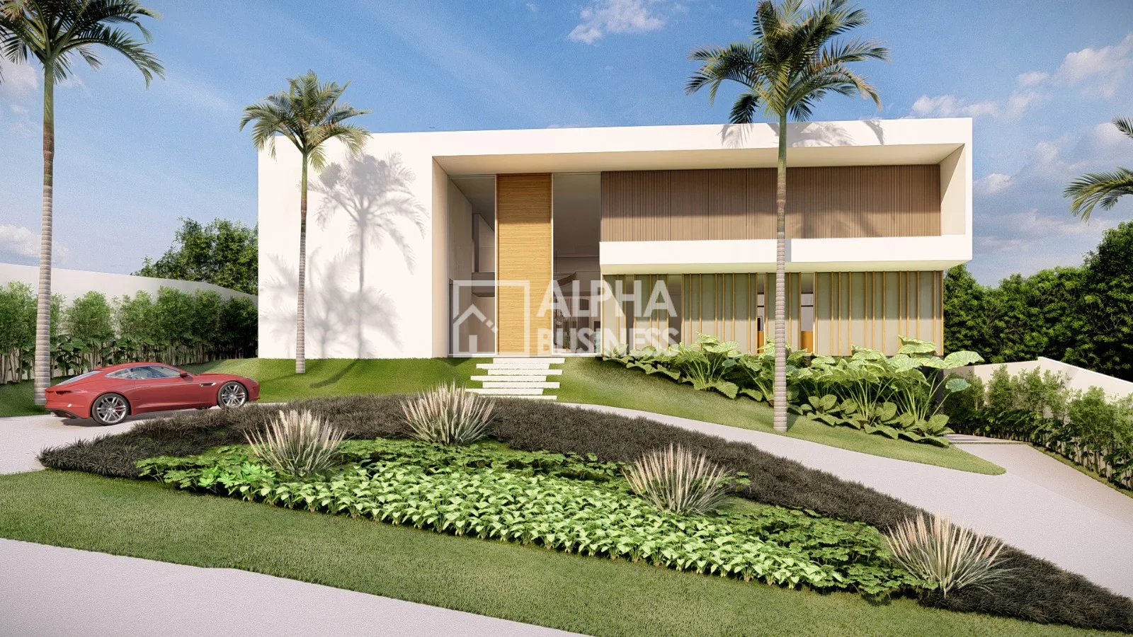 Fachada principal ou destaque de CASA NOVA À VENDA NO TAMBORÉ 1 | Barueri – SP - Tamboré 1 - Alphaville