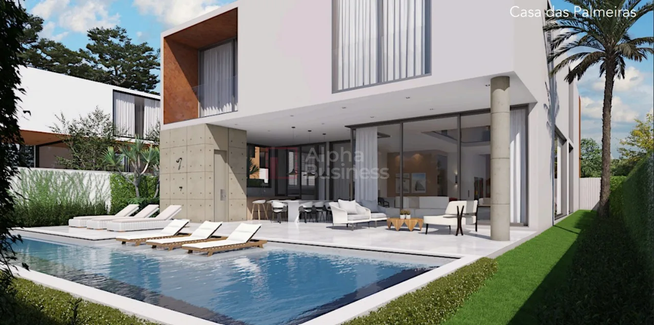 Fachada principal ou destaque de Casa nova com 5 suítes à venda, 535 m² por R$ 10.600.000 – Alphaville 2 – Barueri/SP - Alphaville 2