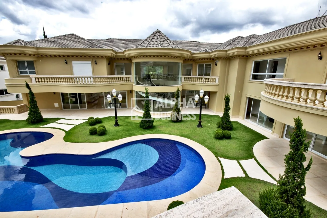 Fachada principal ou destaque de Mansão luxuosa no Tamboré 3 | À venda | Alphaville-SP - Tamboré 3 - Alphaville
